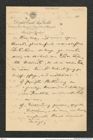 Nachlass Franz Steindachner, Brief (unvollständig) von Emil Aug. Goeldi an Franz Steindachner (1902?), Inv.Nr. 168.08, Seite 1